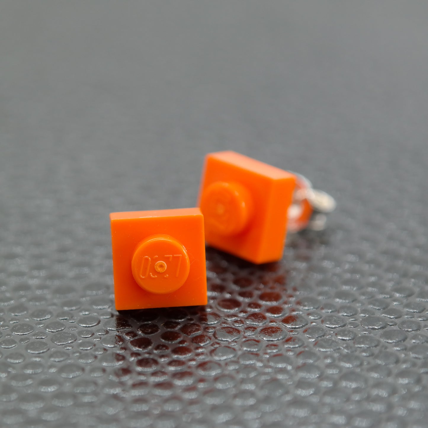 Orange Ohrstecker