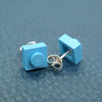 Mittelblau Ohrstecker