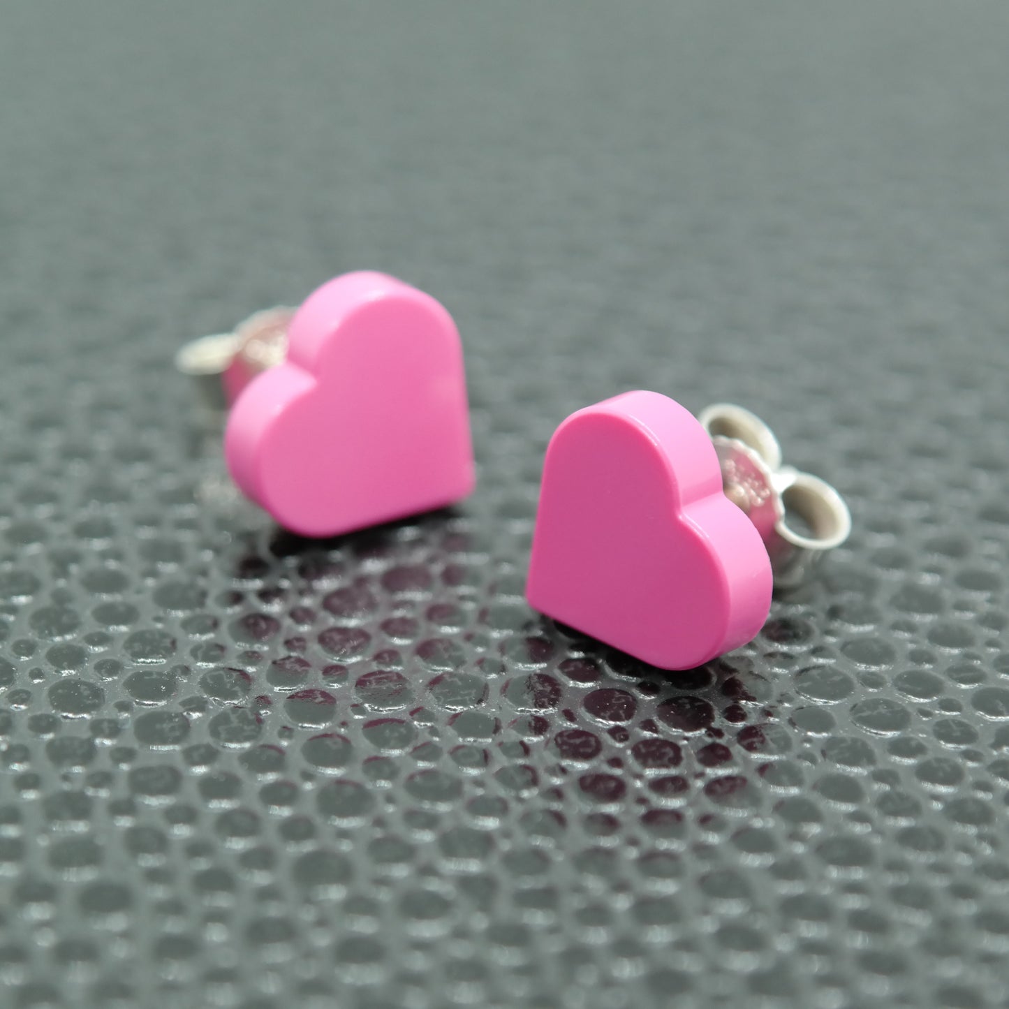 Herz Pink Ohrstecker