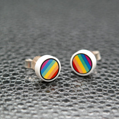 Regenbogen Ohrstecker