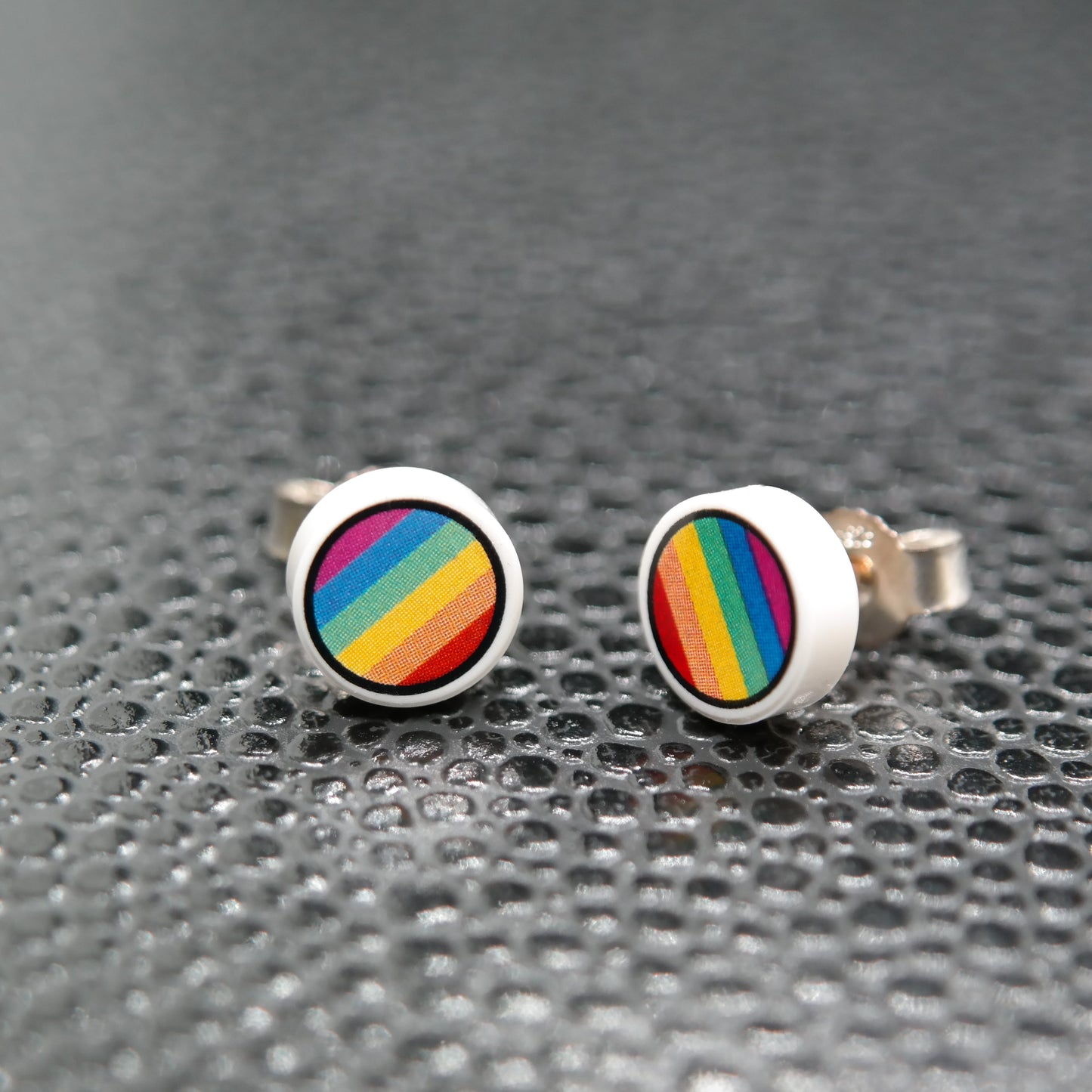 Regenbogen Ohrstecker